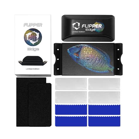 Flipper Edge Ltd Puffer 2 In 1 Magnetic Aquarium Algae Cleaner Scrubber