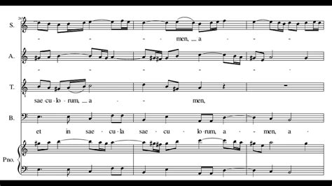 J C Bach Magnificat 5 Et In Saecula Saeculorum Jenemann Youtube
