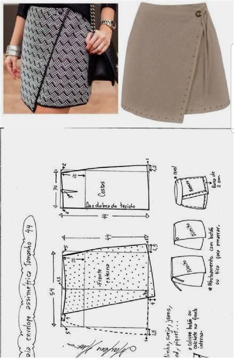 Saia Bow Dress Pattern Pencil Skirt Pattern Trousers Pattern Jacket Pattern Girls Skirt