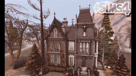Gothic House The Sims 4 Speed Build Youtube