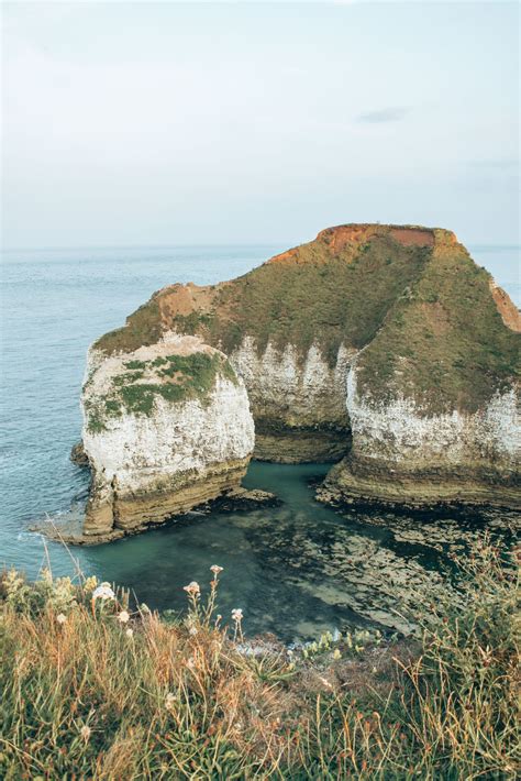 Flamborough Head Is A Promontory 8 Miles Long On The Yorkshire Coast