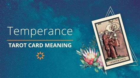Ultimate Guide To Tarot Card Meanings Temperance Youtube