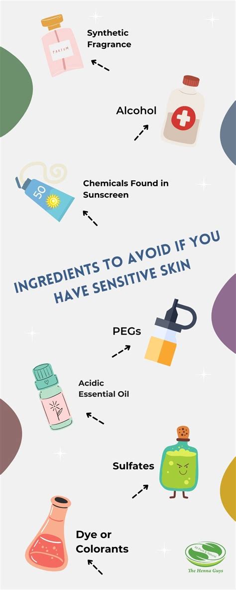 10 Ingredients To Avoid If You Have Sensitive Skin The Henna Guys
