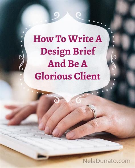 How To Write A Design Brief And Be A Glorious Client
