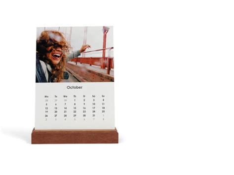 Easel Desk Calendar Portrait Desk Calendars Photobox