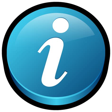 Get Info Button Icon Png Clipart Image