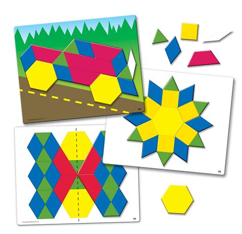 Learning Resources Pattern Blocks Catalog Of Patterns