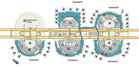 Dallas International Airport Map