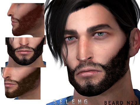 Selengs Beard N23 Sims 4 Stories Sims 4 Hair Male Sims 4 Piercings