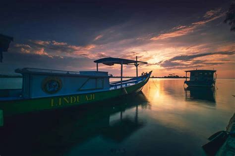 Sunset Pantai Marina Semarang Semburat Jingga Nan Mempesona