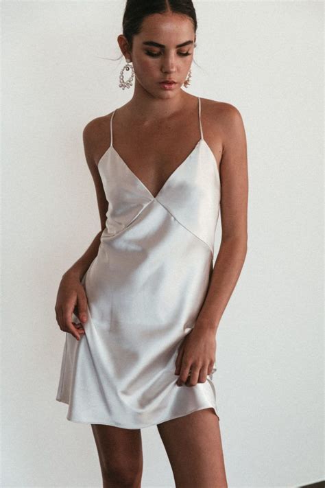 Silky Satin Midi Moonshine Bridesmaid Dress White Slip Dress Satin Slip Dress Silk Slip Dress