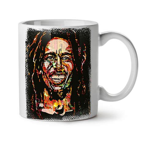 Bob Marley Famous Rasta New White Tea Coffee Ceramic Mug 11 Oz Wellcoda Fruugo Us