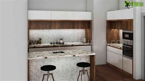 Creative Combined Living Kitchen Interior Design Firms By Yantram