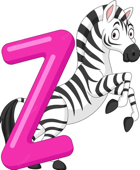 Premium Vector Alphabet Letter Z For Zebra