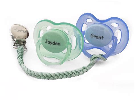 Personalized Pacifiers Pacidoodle Baby Babe Personalized Etsy