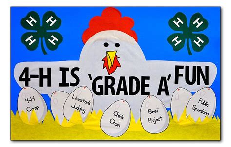 4 H Is Grade A Fun 4 H Poster Ideas 4 H 4 H Clover
