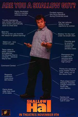Gwyneth paltrow, jack black, jason alexander and others. Shallow Hal (2001) Poster #1 - Trailer Addict