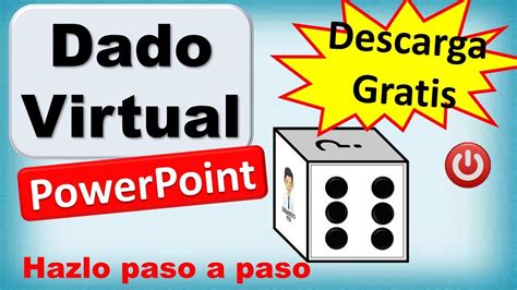 DESCARGA DADO VIRTUAL POWERPOINT GRATIS Como Hacer Dado Virtual Paso A Paso Tutorial YouTube