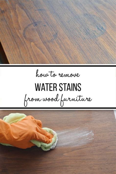 How To Remove Water Stains From Wood Furniture Remove Water Stains