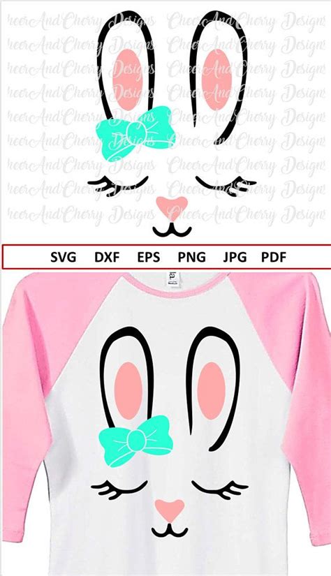Svg stands for scalable vector graphics. Bunny face Svg Easter bunny svg Girl Easter Svg files for ...