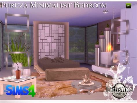 Select from premium minimalistic bedroom images of the highest quality. Jom Sims Creations: Pureza minimalist bedroom • Sims 4 ...