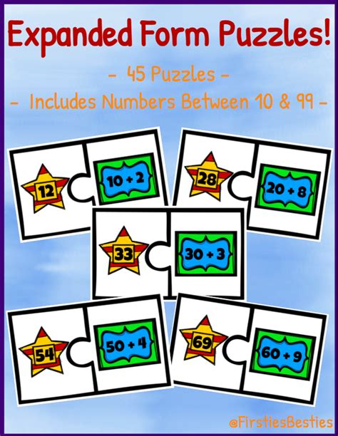 Expanded Form Puzzle Match Place Value Game Made By Teachers