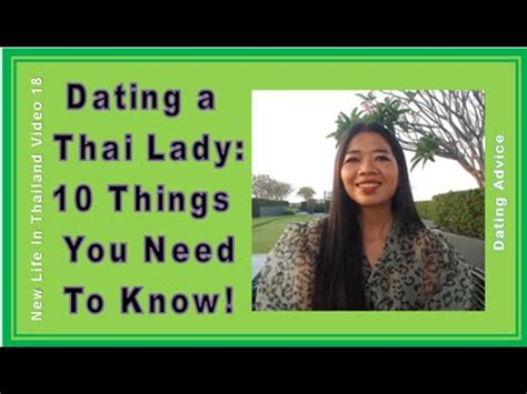 Dating A Thai Lady Things You Need To Know YouTube