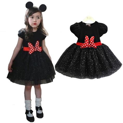 3 8y Girl Minnie Mouse Dress Baby Kid Girls Princess Clothes Cartoon