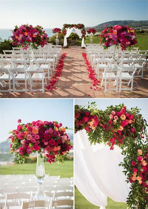 Pink wedding flower bouquet, bridal bouquet, wedding flowers, add pic source on comment and we will update it. Glam Shades of Pink Wedding | Pink wedding decorations ...