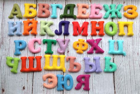 Educational Toys Russian Alphabet Alphabet Felt Alphabet