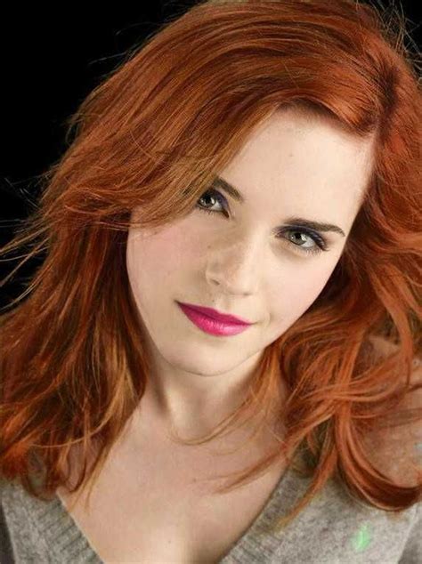 77 Stunning Hot And Beautiful Redheads Hairstyle Emma Watson