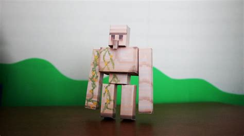 How To Make A Iron Golem In Paper Minecraft