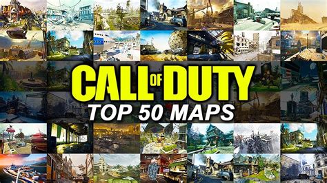 Top 50 Best Maps In Cod History Youtube