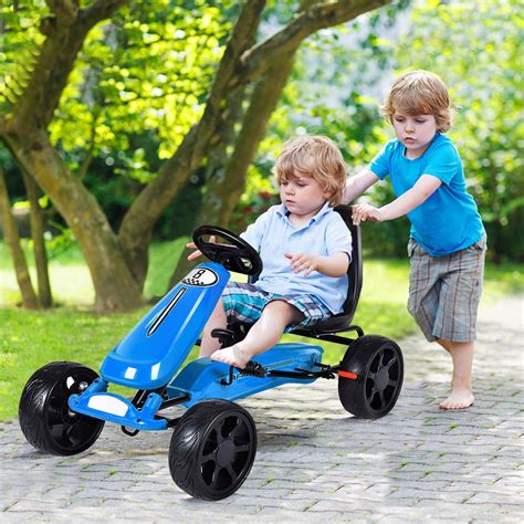 Leadzm Go Kartkids Ride On Car Toys 4 Wheel Pedal Drive Racer Bicycle