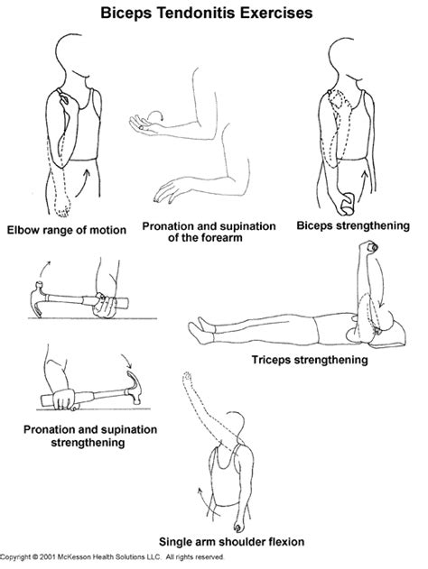 Images Results For Bicep Tendinitis Stretches With