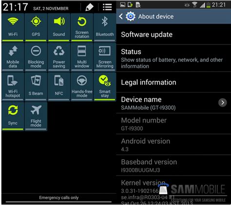 Android 43 Jelly Bean Firmware For Galaxy S3 Leaks