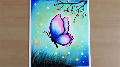 Awesome Butterfly Drawing Tricks For Beginners With Soft Pastel Youtube