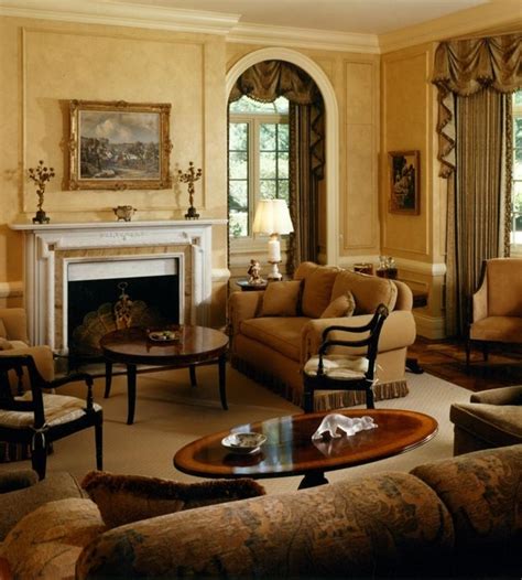 English Manor House Traditional Living Room Chicago By Gray