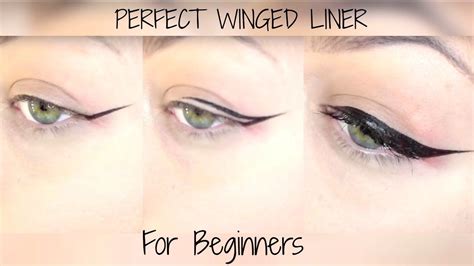 Perfect Winged Eyeliner For Beginners Eyeliner For Beginners Perfect