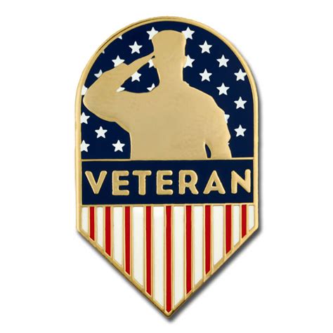 Veteran Shield Pin Pinmart