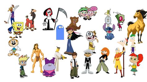 Cartoon Characters Of The 2000s By Durriromash002 On Deviantart