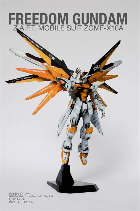 Mg Freedom Gundam Ver20 Custom Paint Custom Decals Gunpla