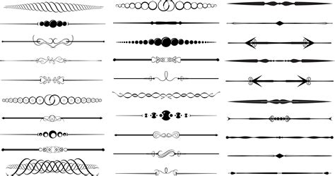 Free Vector Dividers At Vectorified Com Collection Of Free Vector