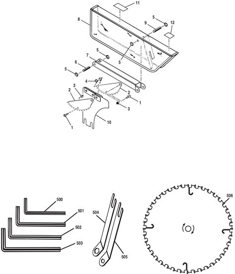 Ryobi Bt3100 1 10 Inch Table Saw Model Schematic Parts Diagram