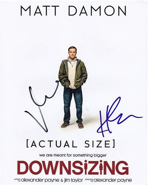 Matt Damon And Hong Chau Signed Autographed X Downsizing Photo Etsy