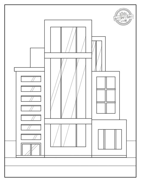 Cool Building Coloring Pages You Can Print Kids Activities Blog