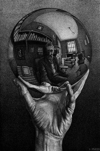 Hand With Reflecting Sphere By Maurits Cornelis Escher 1898 1972
