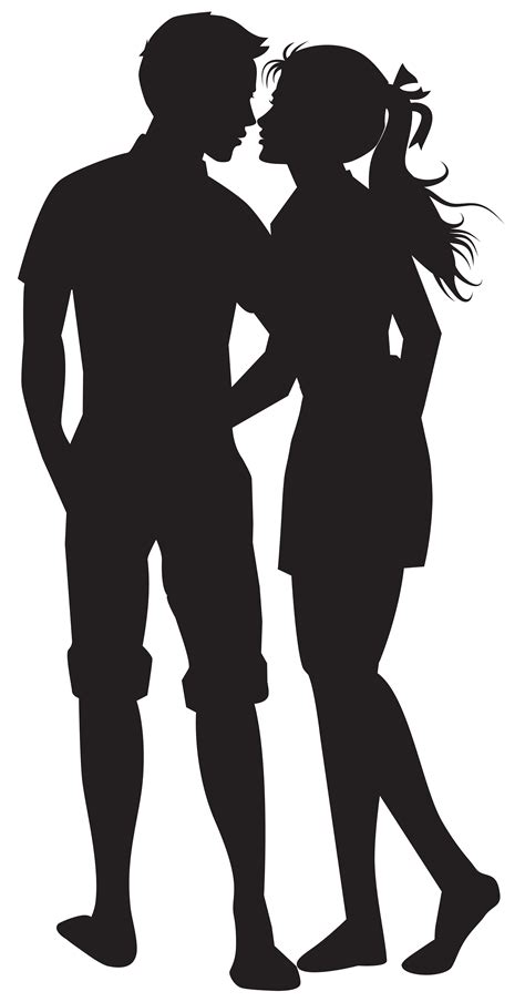 Silhouette Couples Clip Art Library