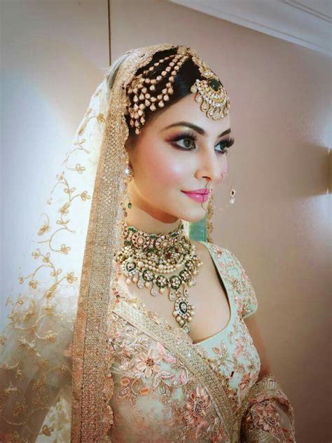 bollywood actress urveshi rautela bridal makeover bridal jewellery indian bridal