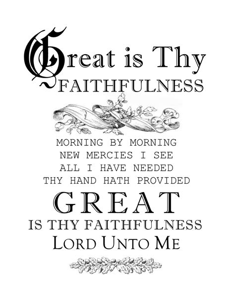 Hymn Of The Year Great Is Thy Faithfulness Hymns And Verses